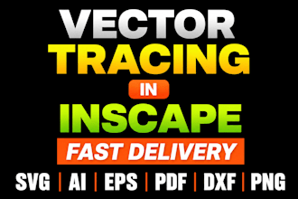 use inkscape to vector trace and convert image or logo to svg in inkscape