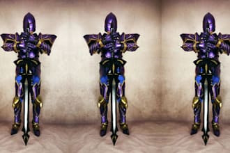 create wearable cosplay creation fantasy knight cosplay armor anime game cosplay