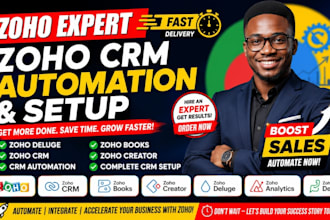 zoho deluge zoho crm developer zoho books zoho creator crm automation crm setup