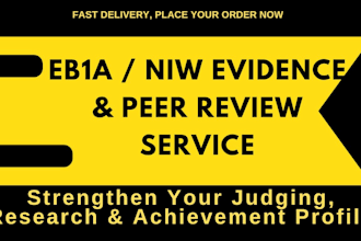 genuine research paper peer review with verified certificate for eb1a