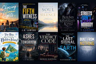 do book cover design, kindle cover, fantasy cover, children cover, romance cover
