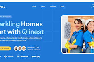 design cleaning service website, house cleaning, booking koala website booking