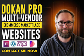 build multi vendor ecommerce marketplace website with dokan and wcfm