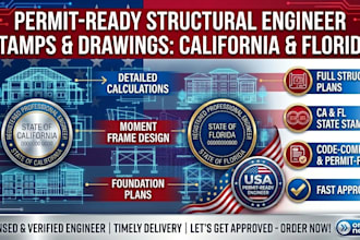 licensed structural engineer stamp for north carolina texas illinios colorado