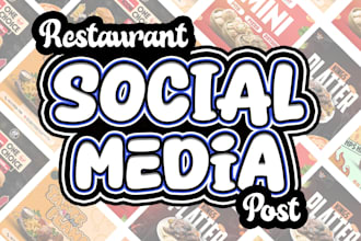 create engaging social media posts for your restaurant