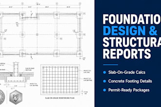 draft concrete footing slab on grade foundation engineering report design