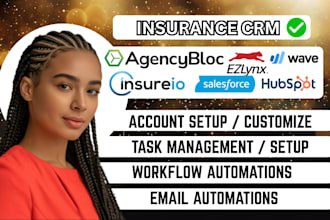setup automate migrate insurance crm insure io salesforce ezlynx agencybloc crm
