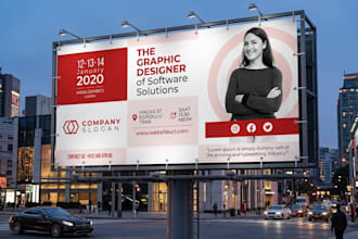design billboard, hoarding, digital banner and signage for your business