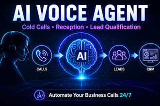 build ai voice agents for lead calls, cold calling and reception automation