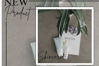 create aesthetic social media post design for your brand