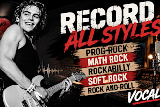be your melodic male vocalist for classic rock and prog rock