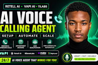 setup vapi ai calling agent, retell ai voice agent, gohighlevel n8n ai agent