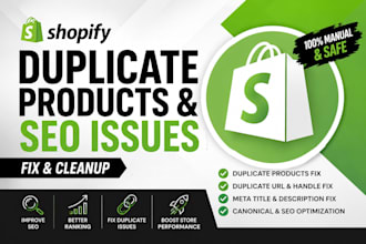 shopify duplicate product fix SEO issues, canonical urls in shopify store