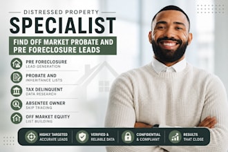 find distressed property leads with bulk skip tracing for real estate