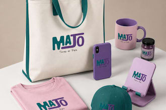 social media diseño branding merchandising