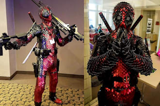 create futuristic sci fi armor cosplay tactical costume props for comic con
