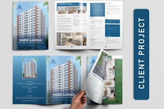 design real estate investor ready om brochure, investment prospectus