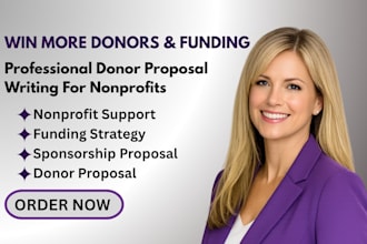 write a donor proposal that will help your nonprofit secure funding