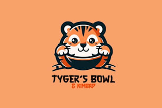 design korean inspired food restaurant logo
