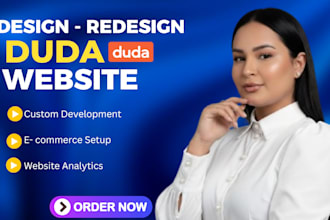 design, redesign modify website using duda website builder