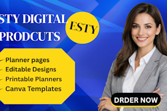 design esty digital product make esty product esty digital product