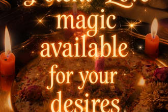 cast a potent love, reconciliation or road opener spell for you