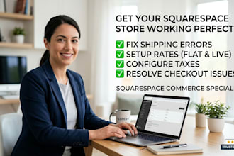fix squarespace shipping issues setup rates taxes and checkout errors