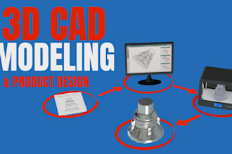 design 3d cad models for 3d printing and manufacturing using solid works
