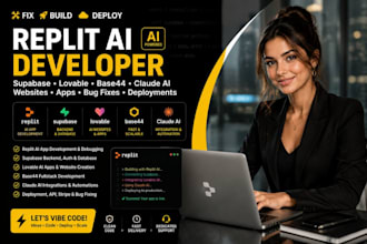be replit ai developer supabase lovable base44 developer claude ai website fix