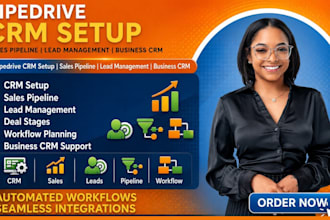 setup pipedrive crm automation, sales pipeline zoho monday zapier integration