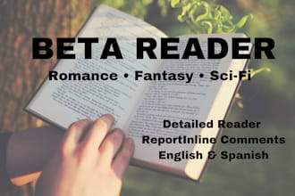 give constructive feedback as your fiction beta reader