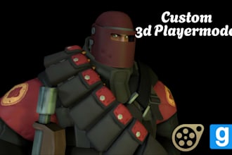 port, create, convert custom sfm model, gmod playermodel, mmd model, tf2, l4d2