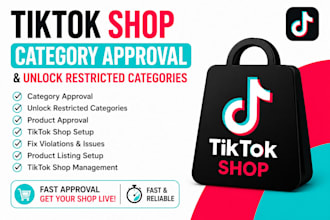 approve tiktok shop category and unlock restricted categories fast