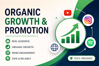 do organic instagram growth and real promotion