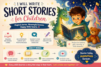 a short story for childrens book