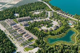 design professional subdivision site plan and urban master plan for real estate