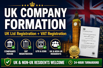 do UK company formation, UK ltd registration and vat registration