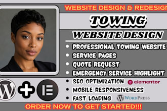 towing website, roadside assistance website, towing company website, emergency