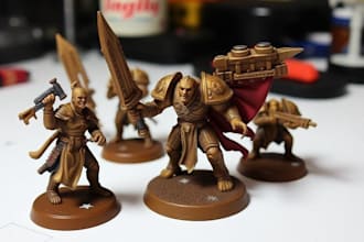 paint your warhammer 40k, sigmar and dungeons and dragons miniatures