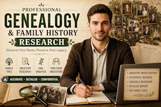 do genealogy research, family tree ancestry, lineage dna family history research