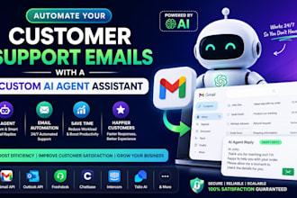 automate your customer support emails with a custom ai agent assistant gmail api