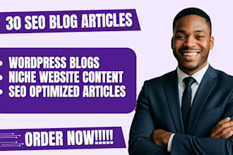 write 30 SEO friendly articles for google adsense approval