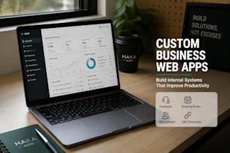 build a custom admin dashboard and business web app