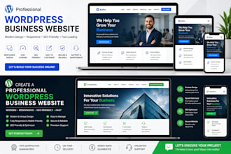 modern wordpress website design