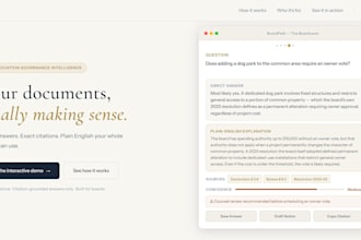 build an ai document system for hoa governing documents