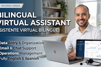 be your bilingual virtual assistant for admin and customer support