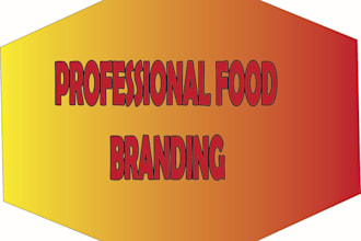 design professional food logo for cafe, bakery and fast food business