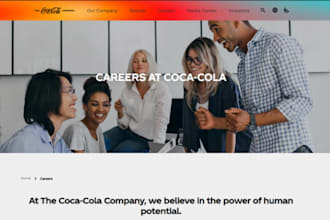 design wix careers website recruitment agency responsive recruitment website