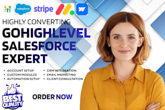 setup gohighlevel salesforce automation stripe monday webflow product management