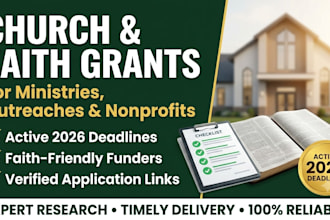 do targeted grant research for churches and faith based organizations